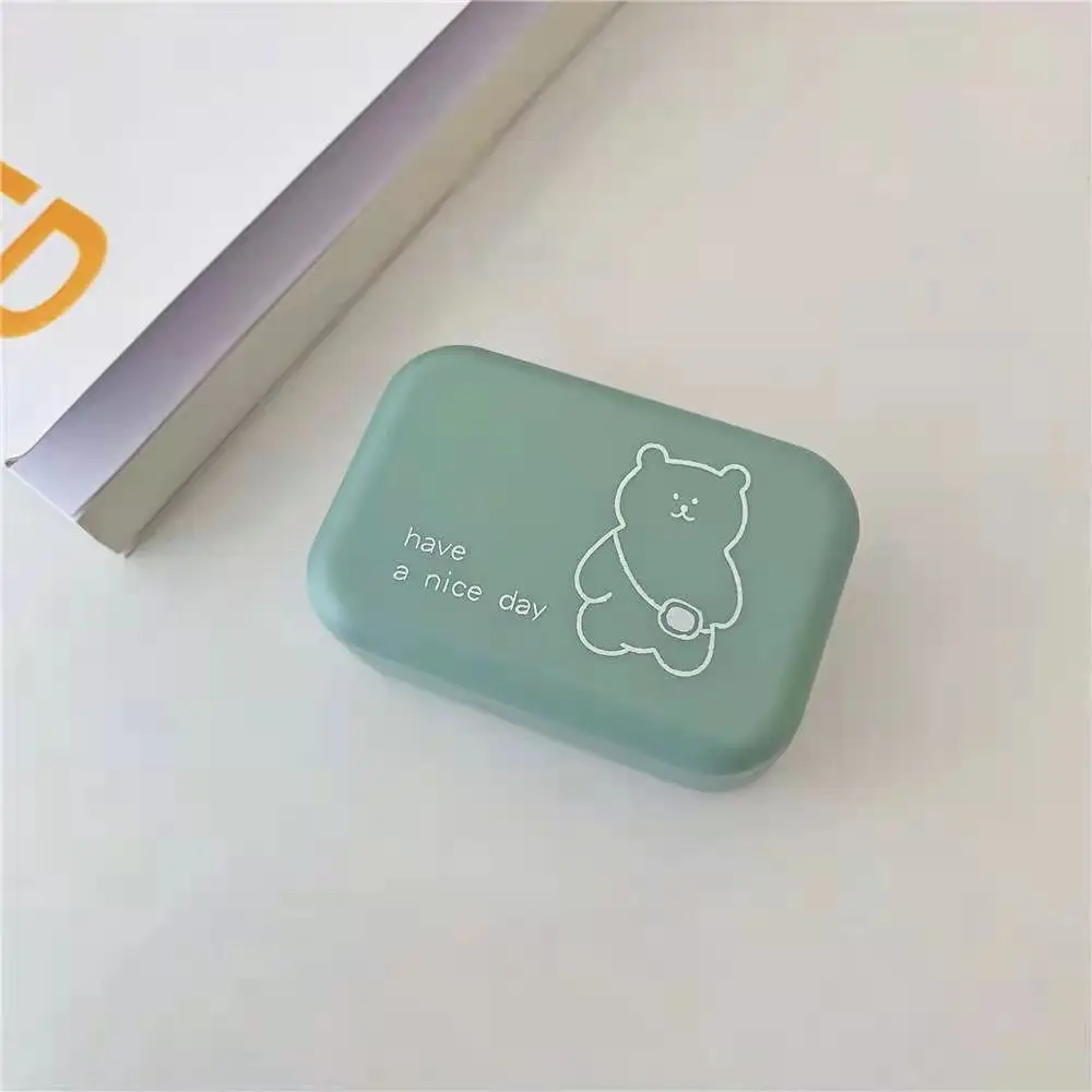 Новейший милый Футляр для контактных линз футляр