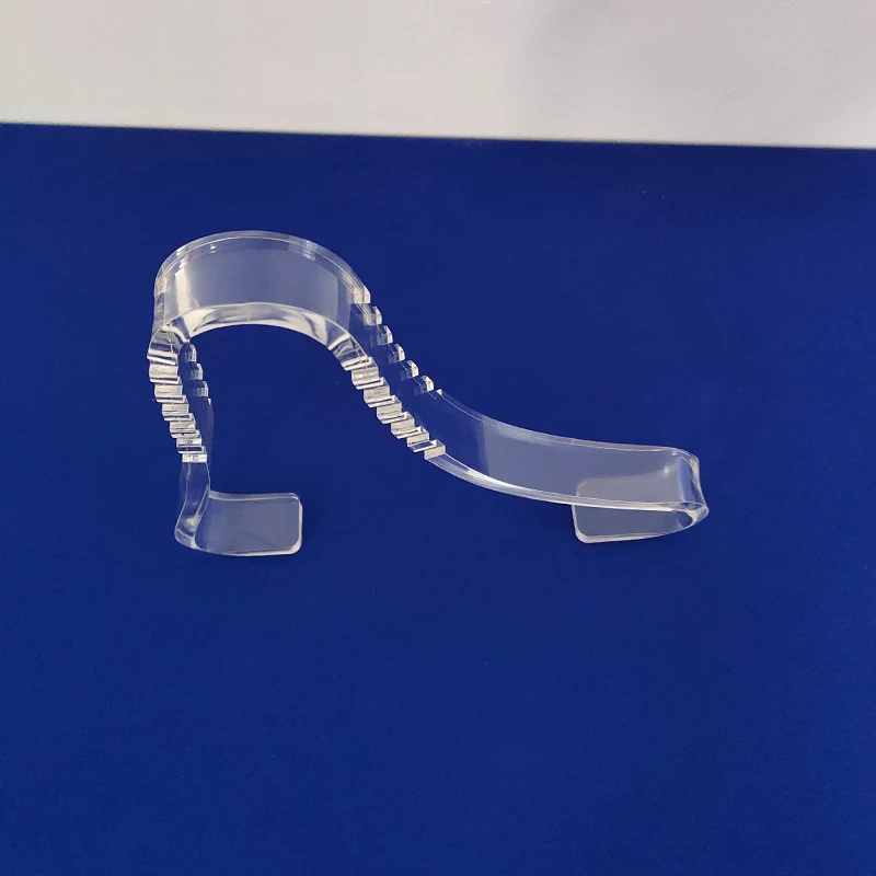 Acrylic Clear Shoe Display Store Form Insert Acrylic High Heel Form Insert