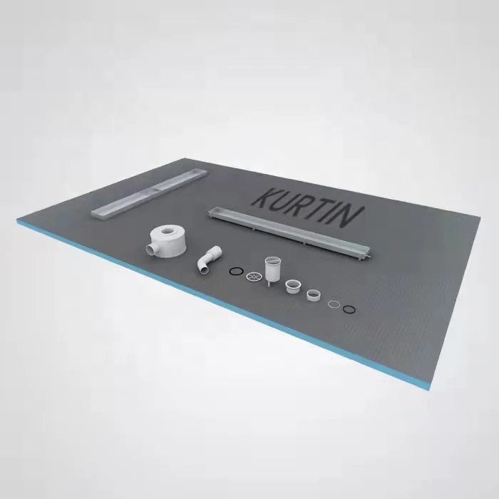 Wedi Floor Heating Coated Insulation Panel Horizontal Shower Drain 4mm Foam Board Xps Plate