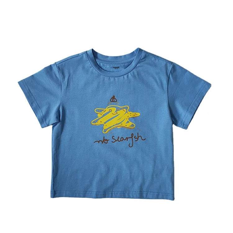 Custom Logo Short Sleeve Boys Girls Tshirts 8Years 2024 Wholesale O-neck Tshirts For Kids Boy 5-6Years Girls Tee Shirt