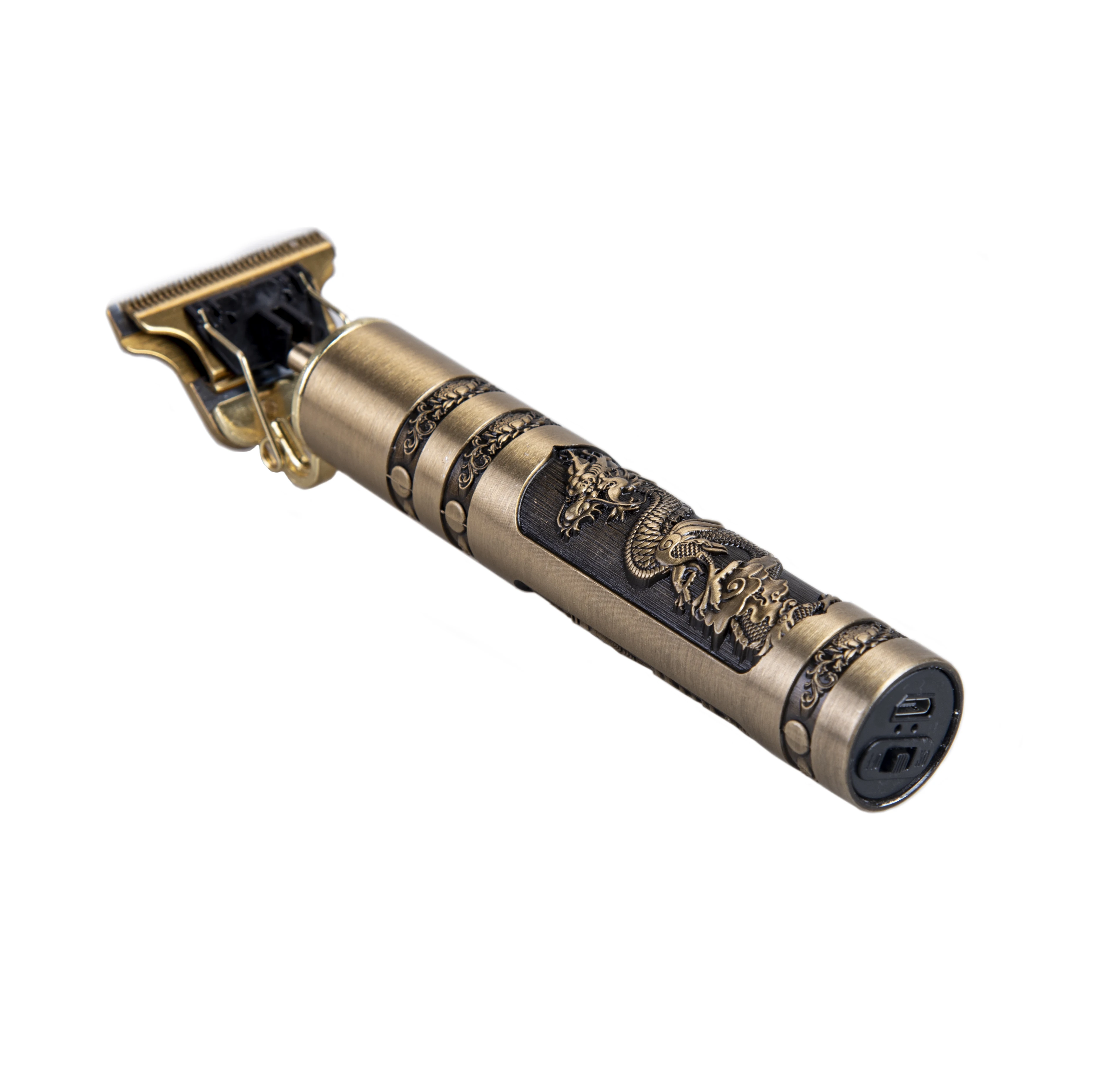 Close Cutting T-Blade Professional Cordless Hair Clipper for Men All Metal Housing Zero Gapped Detail Beard Shaver