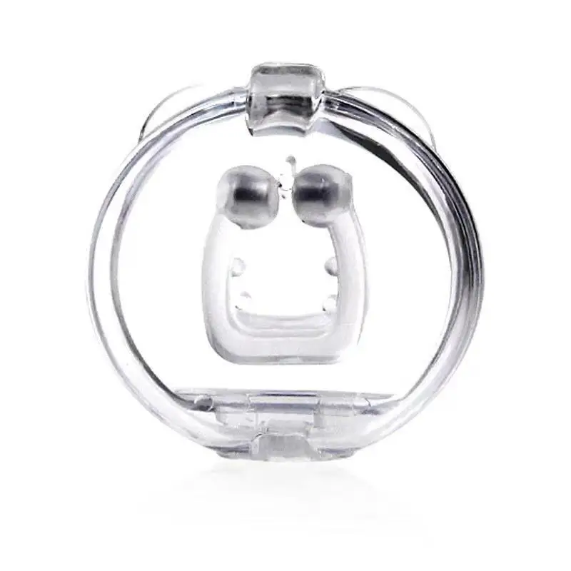 Private Label Protection Night Equipment Silicone Magnetic Anti Snoring Nose Clip for Breathing