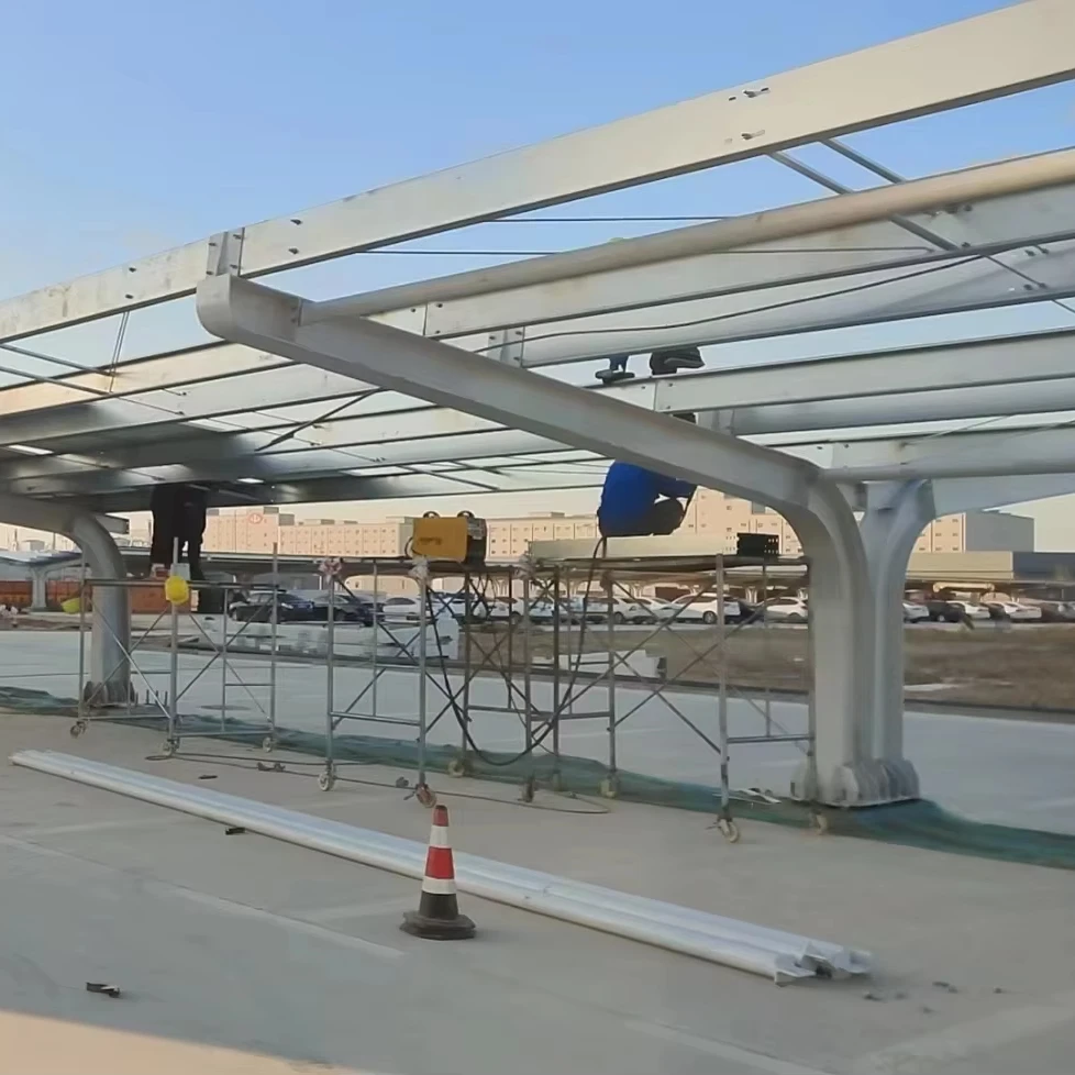 Хит продаж система монтажа солнечных стеллажей PV Carport для парковки автомобилей и производства солнечной энергии