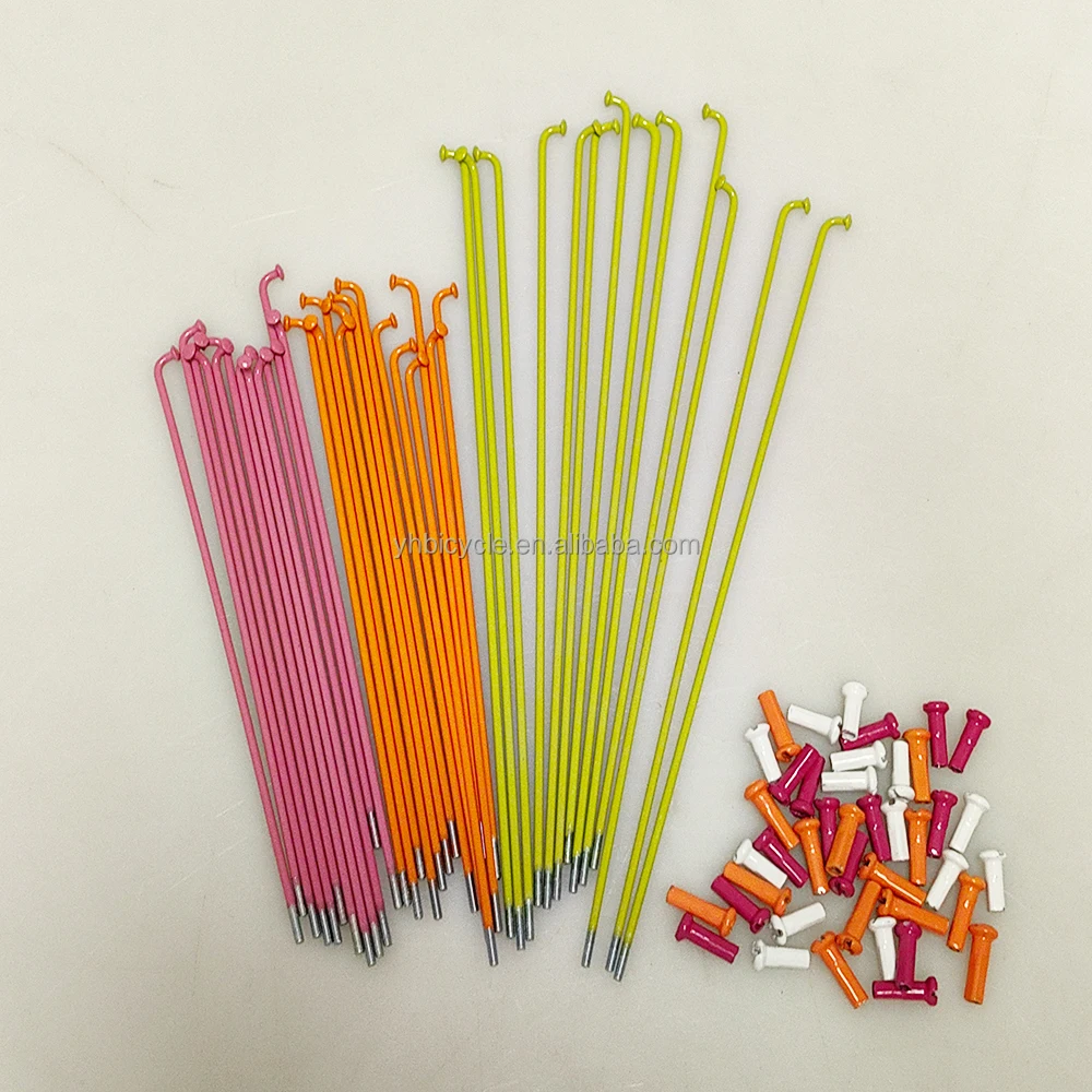 bike spokes bicycle spokes in different colors