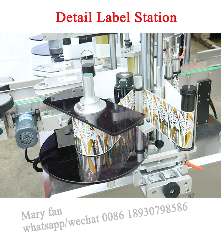 High speed XT-3510 automatic double side cosmetic labeling machine