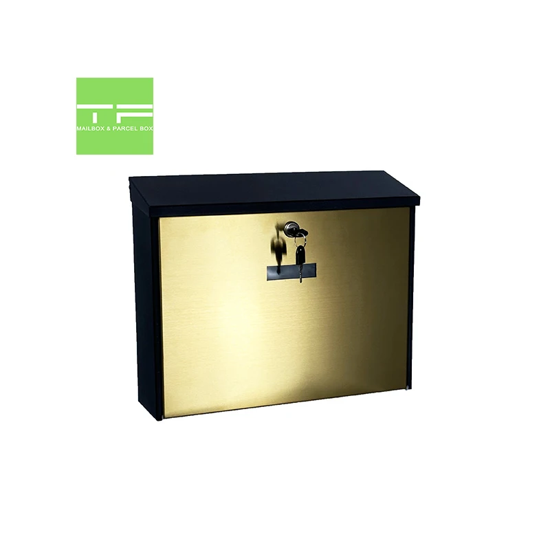 China Manufacturer  parcel box drop delivery letterbox mailbox stainless steel folding parcel receive mailbox