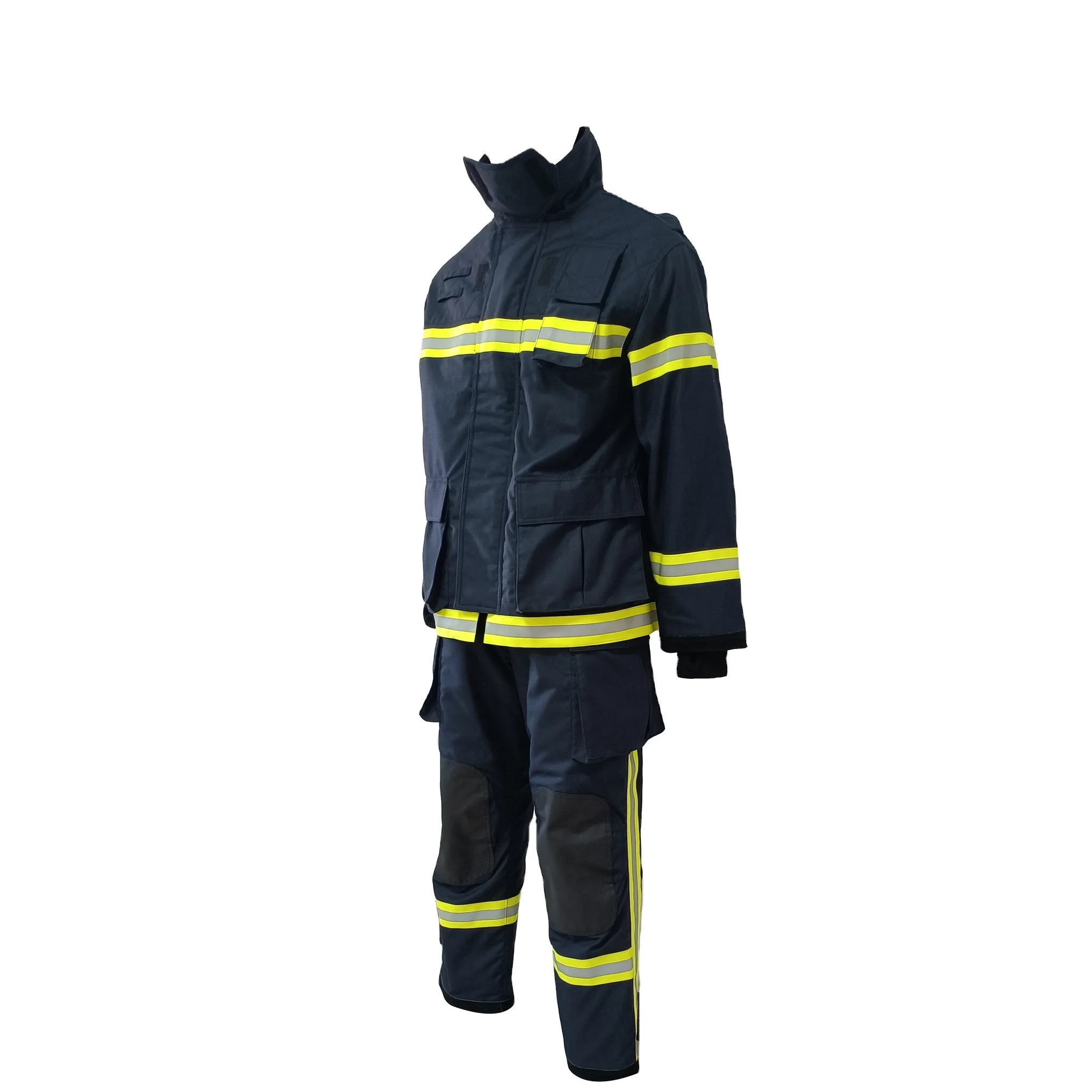 Aramid fire fighting suits EN469  nomex 4 layers fireman uniform for firefighters