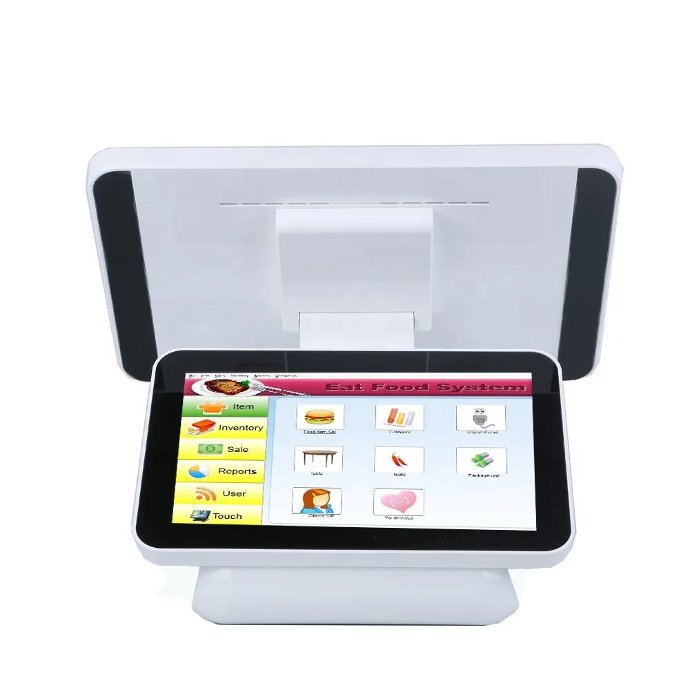 touch screen cashier machine cash phone counter computer terminal  pos system wintec pos machine