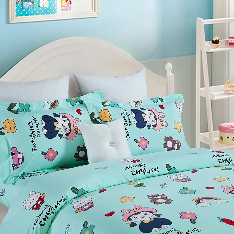 Wholesale Pattern Customization Printed Bedding Sheet Cartoon Calico Fabric for Children