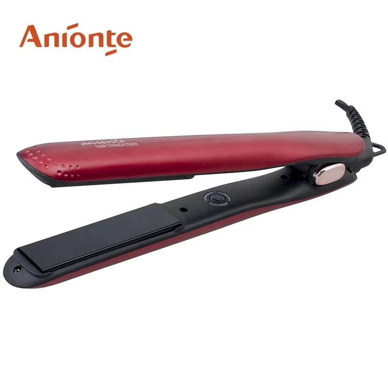 Custom Private Label Hair Straightener Wholesale Ceramic Flat Iron Free Spare Parts 1 YEAR Ceramic Coating Household LED