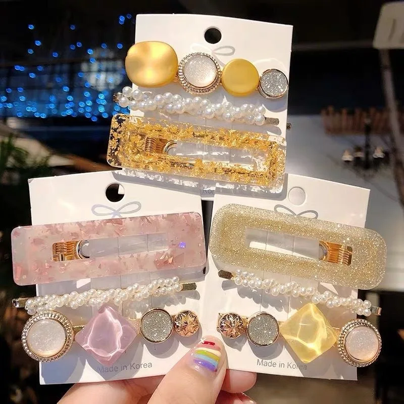 Sandro Beautiful Pearl Hair Clips Women Hair Accessories Cute Hairpins