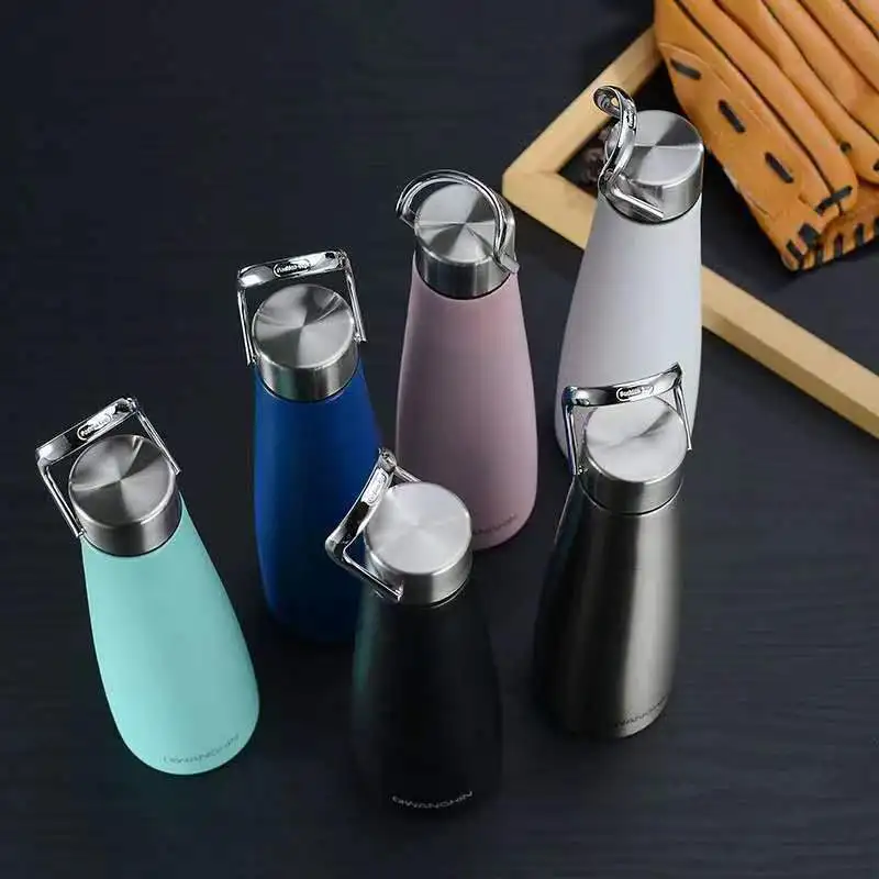 Custom 18oz 24oz 32oz 40oz 64oz double wall vacuum flask insulated stainless steel sport water bottle ,bottle water