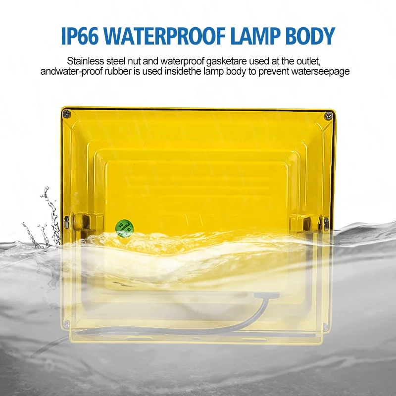 1000w lamp Outdoor Twin Flood Light One Solar Panel Ip65 1000 Watt Led Flood Light
