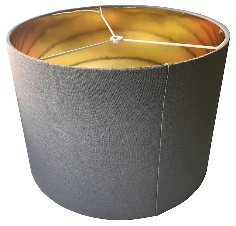 
Fabric Restaurant Simple Round Copper Table Lamp Shade Wholesale 