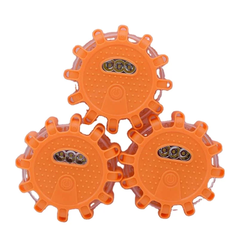 Traffic Warning Flashing Road Emergency Vehicle Flare Safety Portable Led Road Flares Led Warning Lights With Magnet