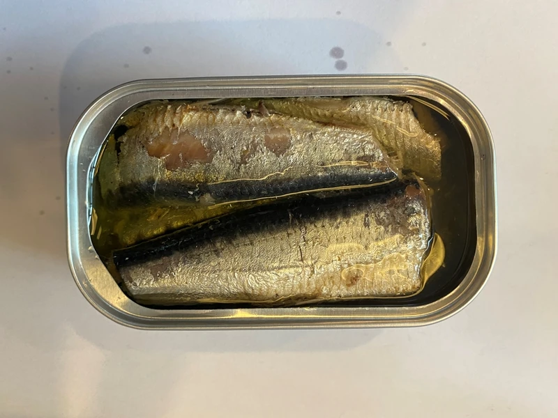  19 консервированные сардины 125G Maroc рыбы Haccp повара с принтом «Yummy» текстильные Босоножки открытым носком хорошее подсолнечника Эквадор в воде