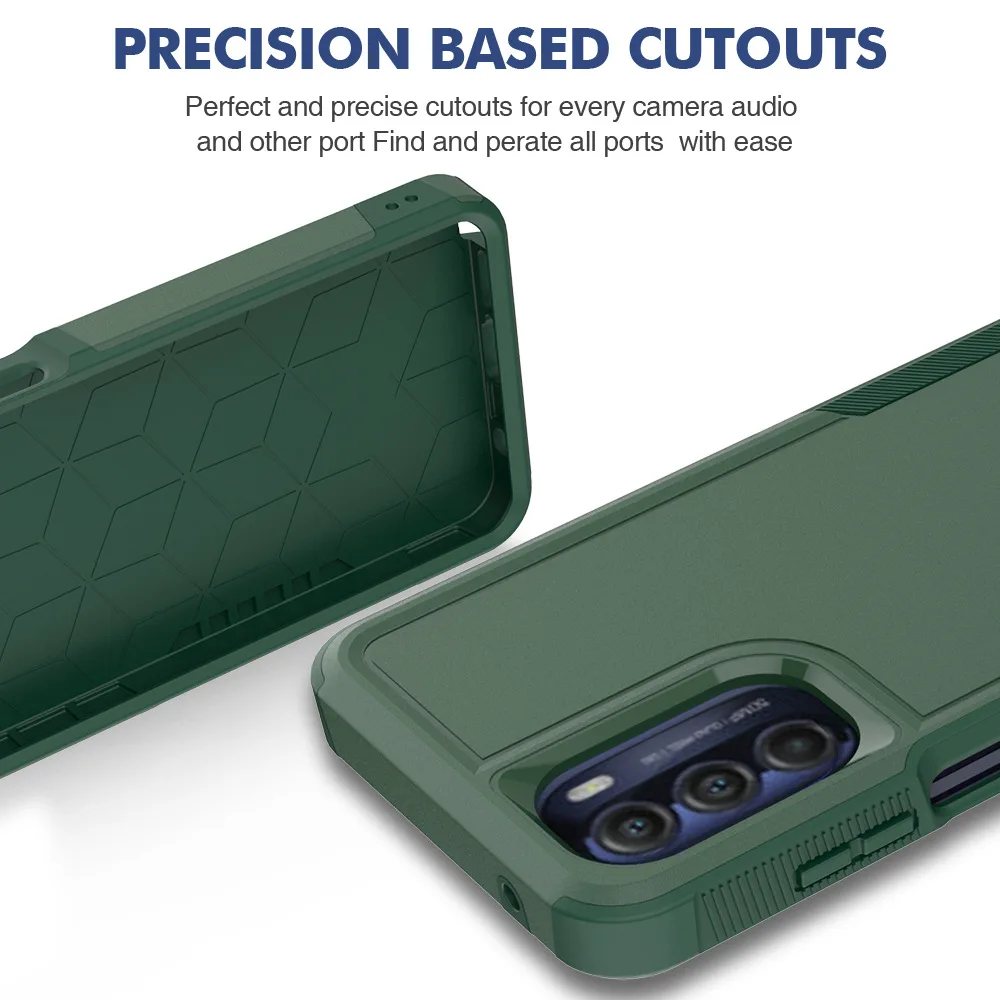 2 in 1 set foreign trade PC+TPU cell mobile phone case for Motorola Moto G Stylus 2022 ONE 5G ACE covers bags