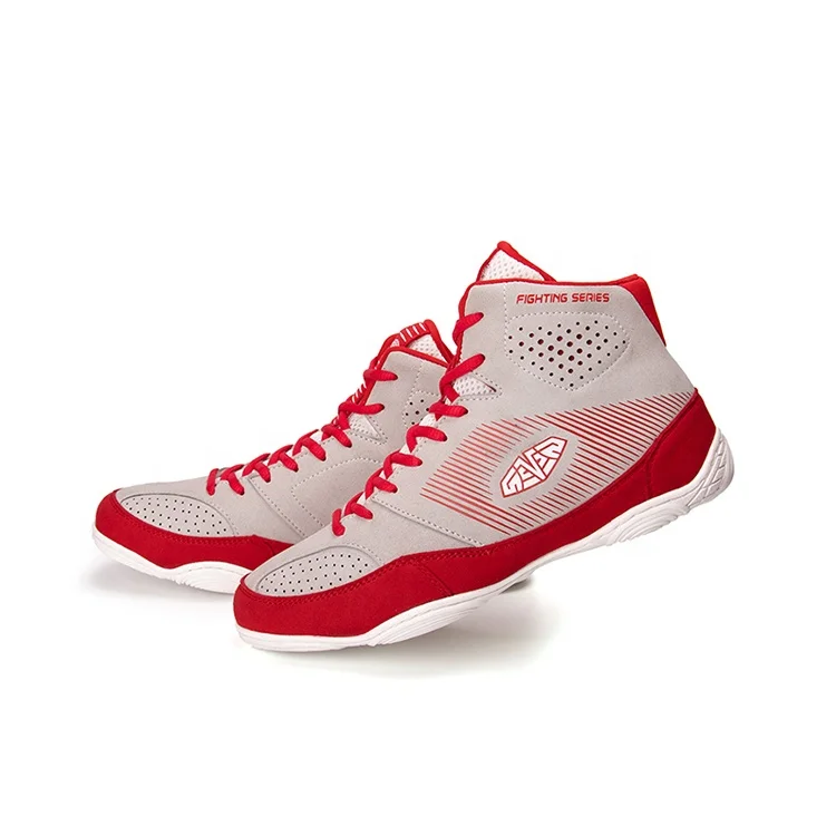 Wholesale High Top Breathable Non-slip Boxing Sanda Shoes Wrestling Boots Shoes for Men