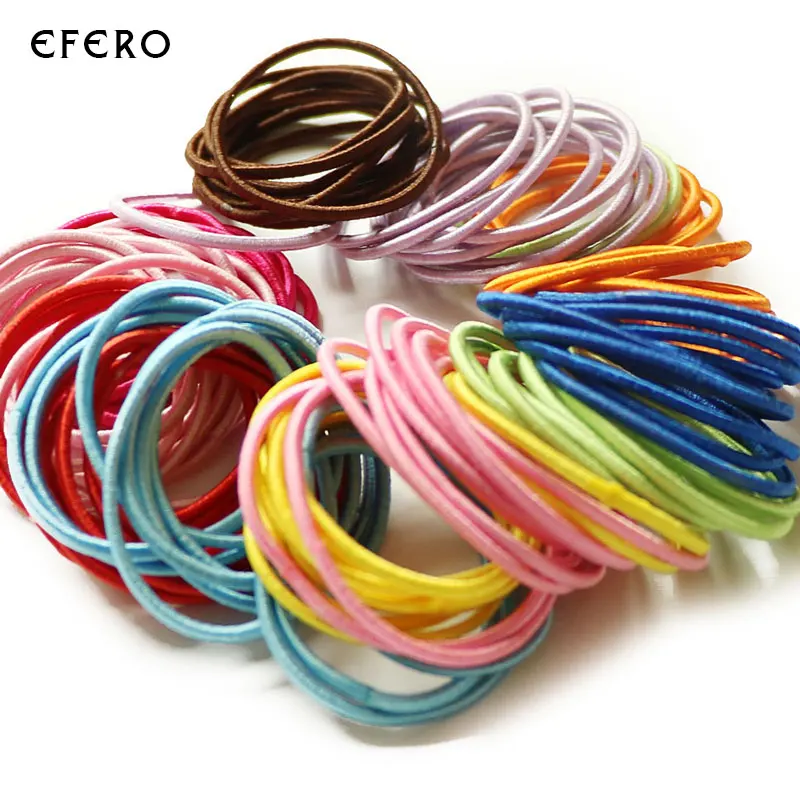 Wholesale elastic 3mm twisted elastic red cord for gift packaging