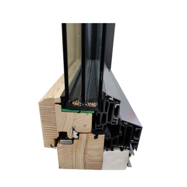 Minglei Latest Design Superlative Performance Aluminum Clad Wood Tilt Turn  Window