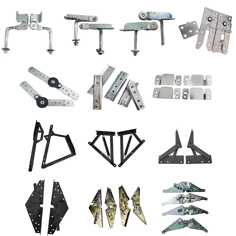 Furniture sofa connector bracket hinges 90-180 degree headrest mechanism