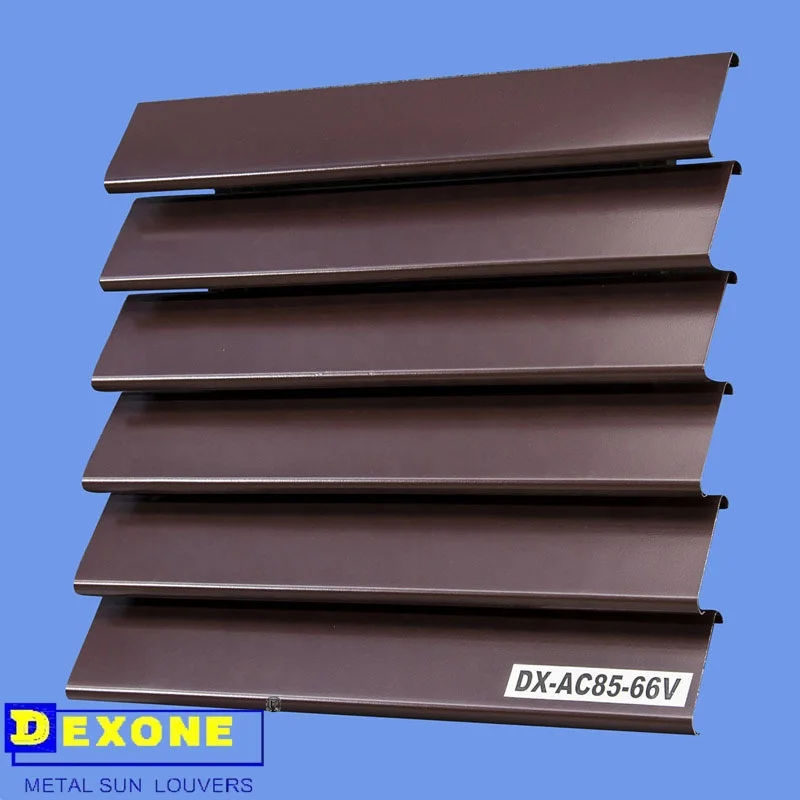 Anodized sun shade aluminium fixed louvers