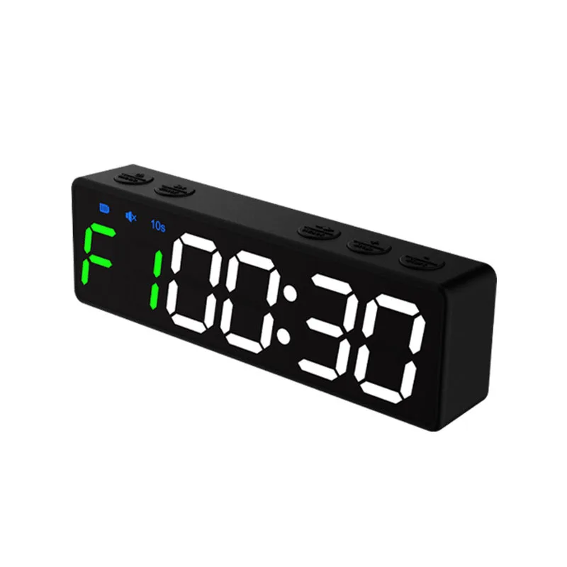 J&R Mini Small Portable Magnetic Digital LED Interval Boxing Workout Countdown Stopwatch Gym Clock Timer for Home