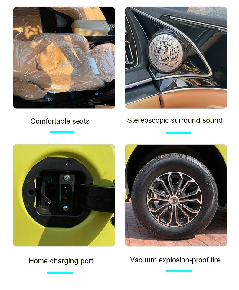 Оптовая продажа из Китая eec power роскошный автомобильный 3 кВт пассажирский четырехколесный 5-местный внедорожник электрический маленький автомобиль для взрослых