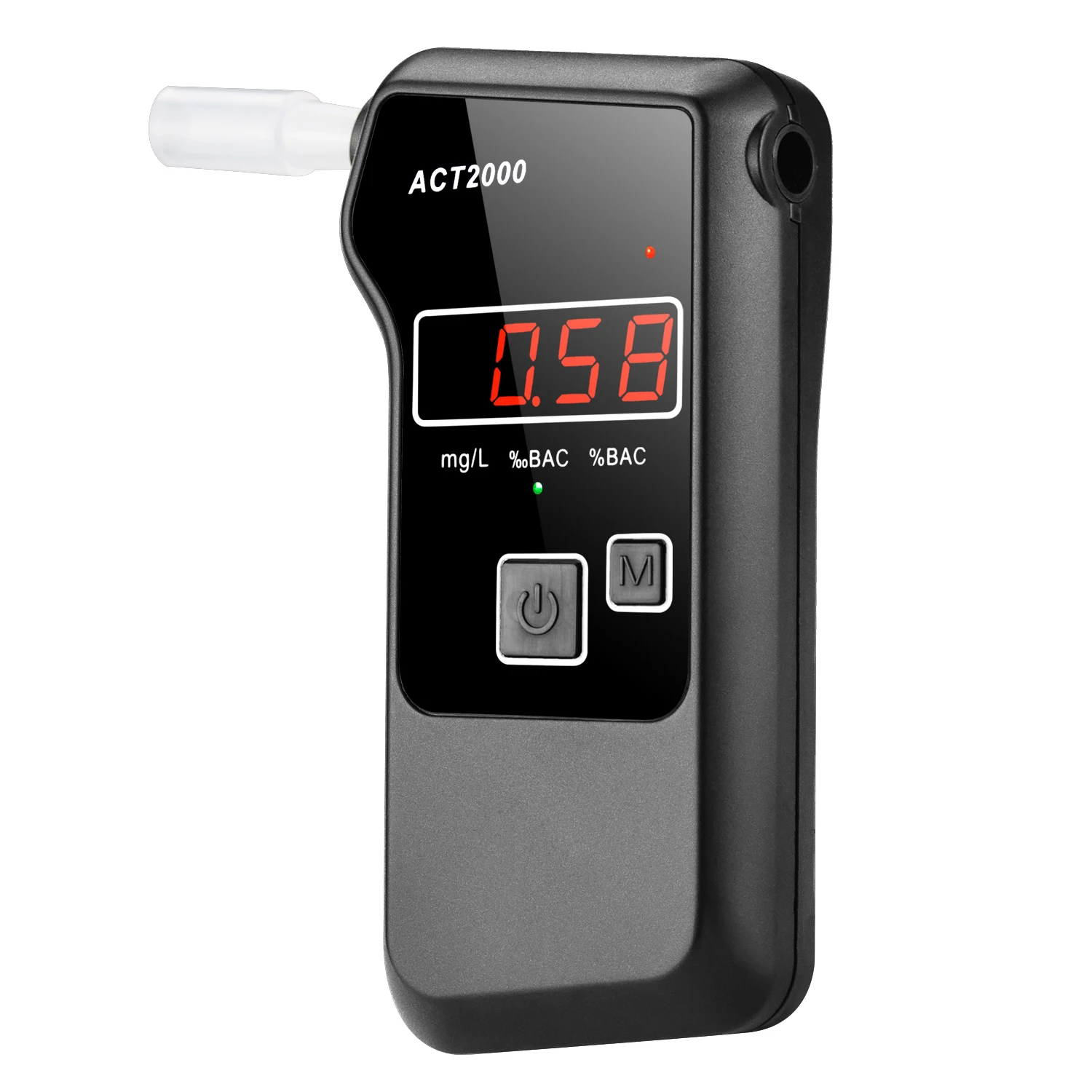 Portable alcotester fuel cell breathalyzer for cell car alcohol tester  high accurate alcohol gas analyzer