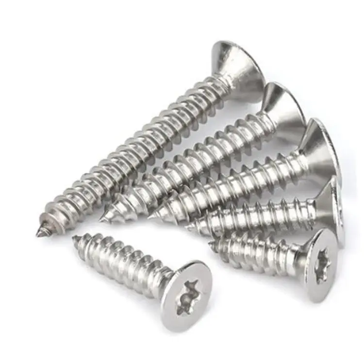 M3M4M5 Countersunk Head Internal Plum Screw stainless steel Torx Screw and Bolt