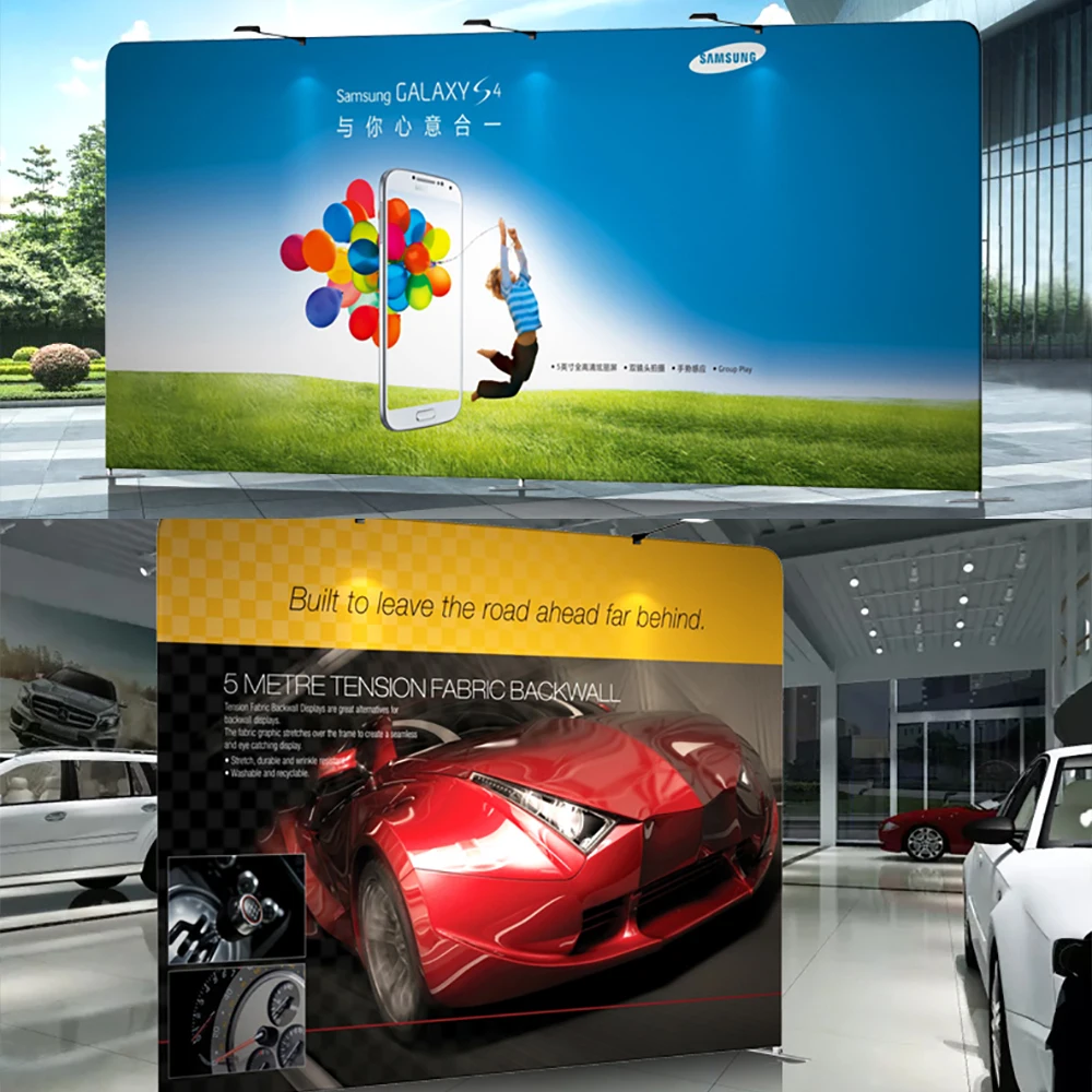 FEAMONT Trade Show Light Wholesale Aluminum Clip Led Light Exhibition Arm Profile Booth Light Banner Display Stand LED Spotlight