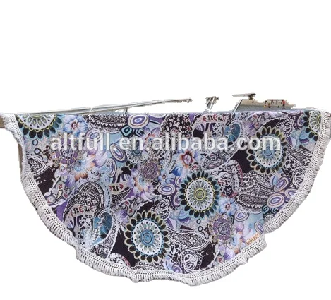 tassel necklace with tribal round beach towel round towel beach cover up round beach blanket sarong boho gypsy roundie mandala