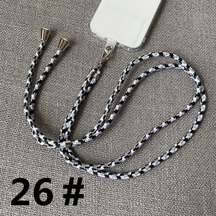 Phone Lanyard + Phone Tether Tab, Soft Nylon Crossbody Thick Rope/Cell Phone Lanyards/Phone Strap
