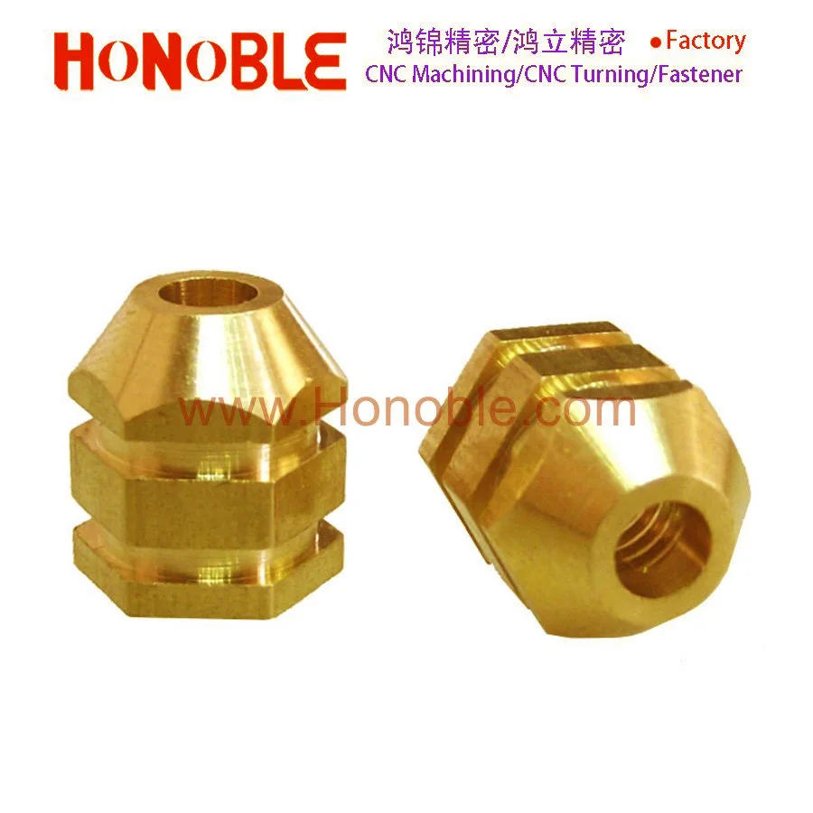 Hex nut M3/M5 Brass hex insert for plastic moulding