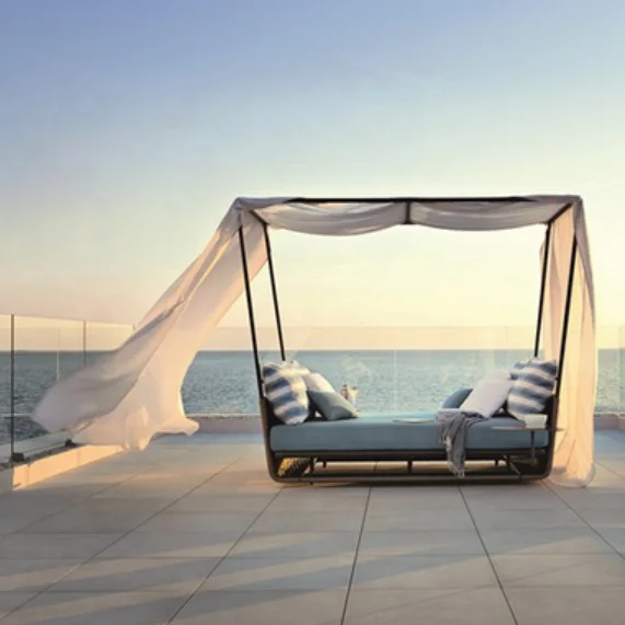 
New Design Outdoor Bali Double Day beds 