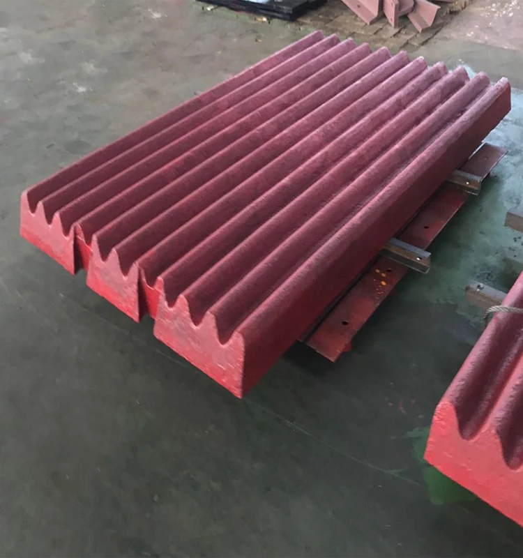 OEM Supply High Manganese Steel Crusher Fixed Jaw Plates Liner Crusher Wear Parts Tooth Plate
