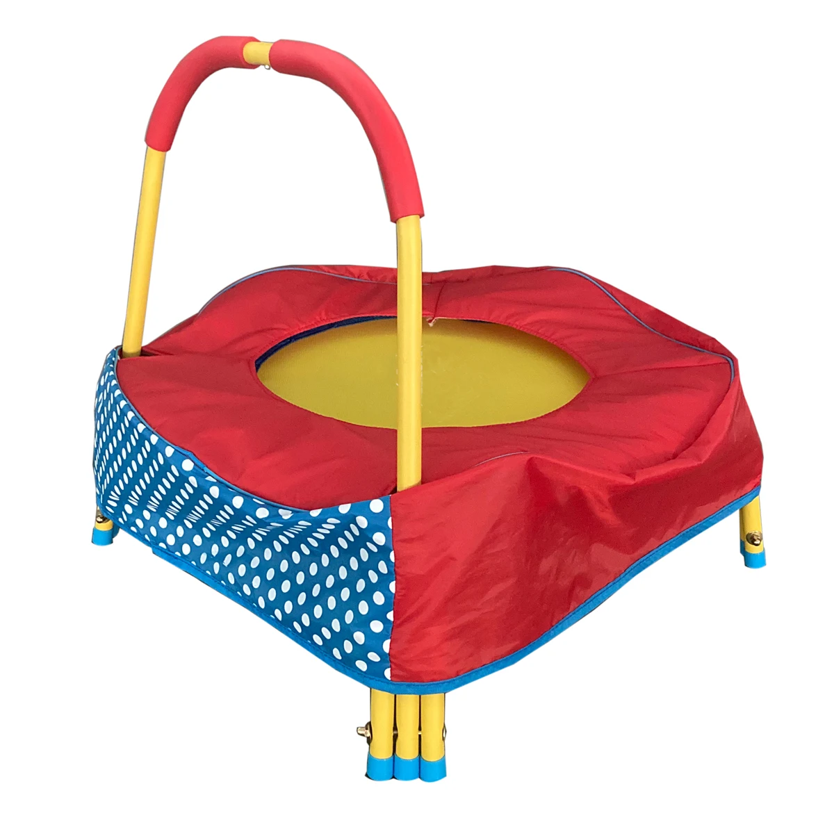 Family-orientated Indoor Home Trampoline Customizable Size Steel & PP round Jumping Bed for Boys & Girls