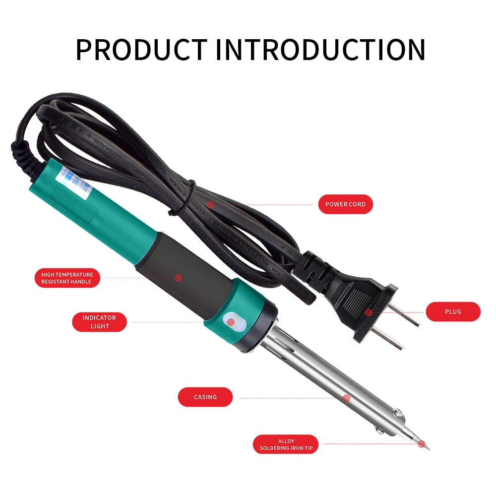 60W electric soldering irons kit 5-piece soldering iron set with external heating soldering iron