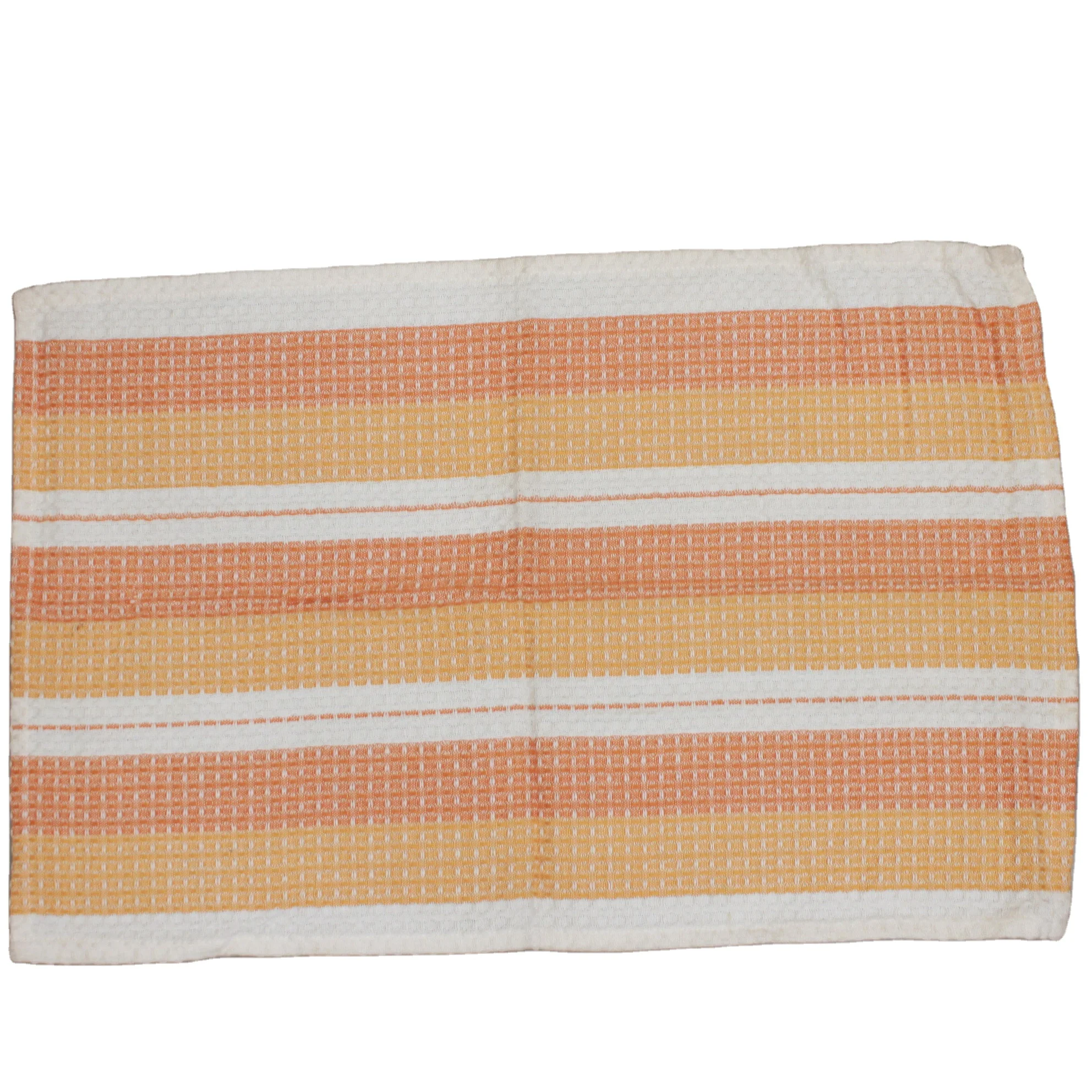 100% cotton blank sublimation plain white tea towel