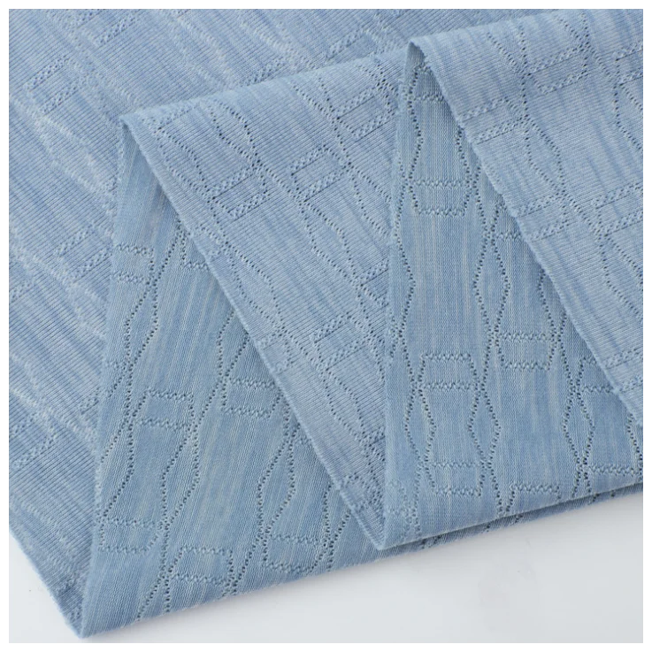  Ненагревающийся 40% Nylon48 % полиэстер 12% спандекс 180GSM футболка жаккардовая