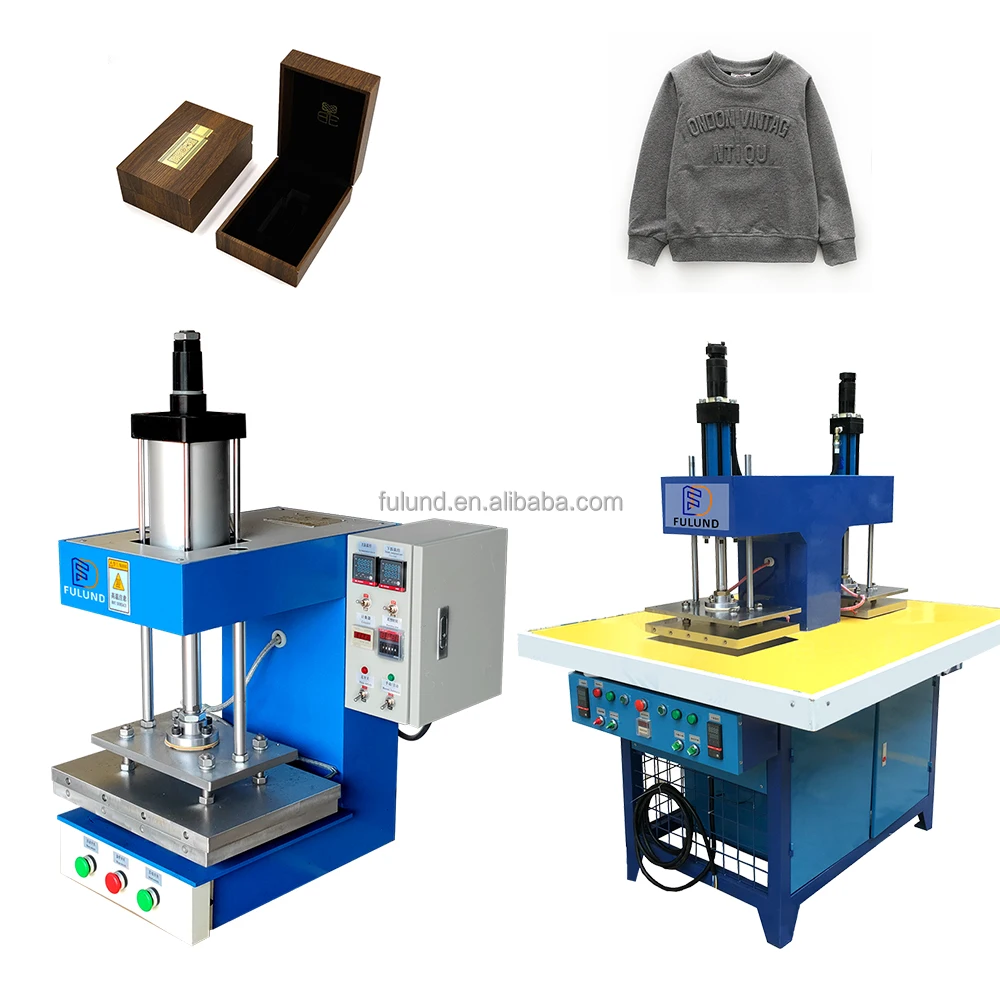 3D concave and convex flat embossing machine for clothes Hot stamping machine, leather embossing machine