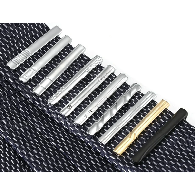 Tie Bar Mens 4cm Tie Clip Shirt Short Stickpin Tie Pin Necktie Accessories Classic Design Iron with Thick Plating Manufacturer