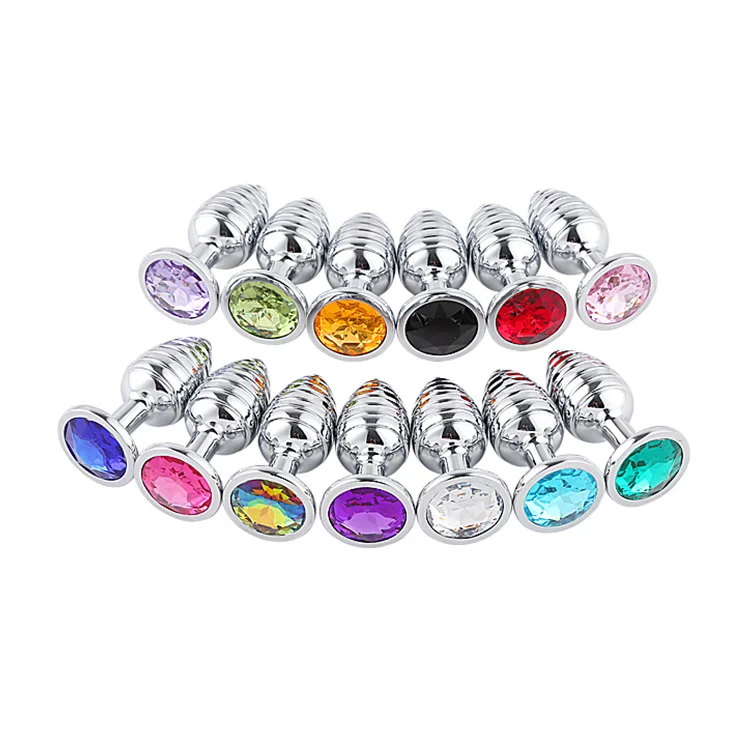 
Manufacturer Direct Wholesale Sex Toys Big Anal Threaded Screw Butt Plug 