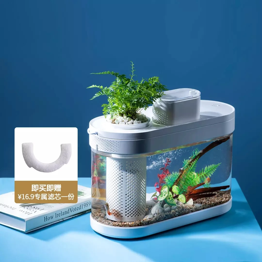 Smart Water Tank 180 Pro Xiaomi Youpin Aquarium Double Filtration Lighting System WIFI Mijia APP High Quality Automated
