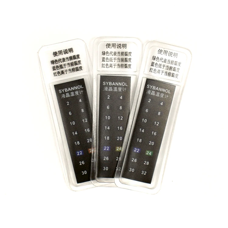 Wholesale New Products custom plastic lcd clothing thermometer strip digital cloth thermometer