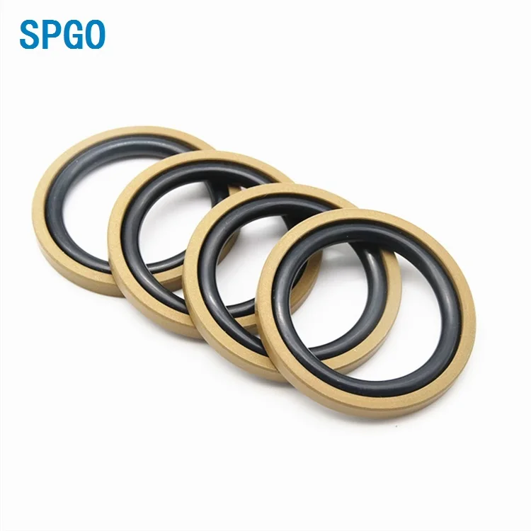 Hydraulic Piston Glyd Ring Seal Flame Retardancy PTFE Bronze Rubber NBR Hydraulic Glyd Ring