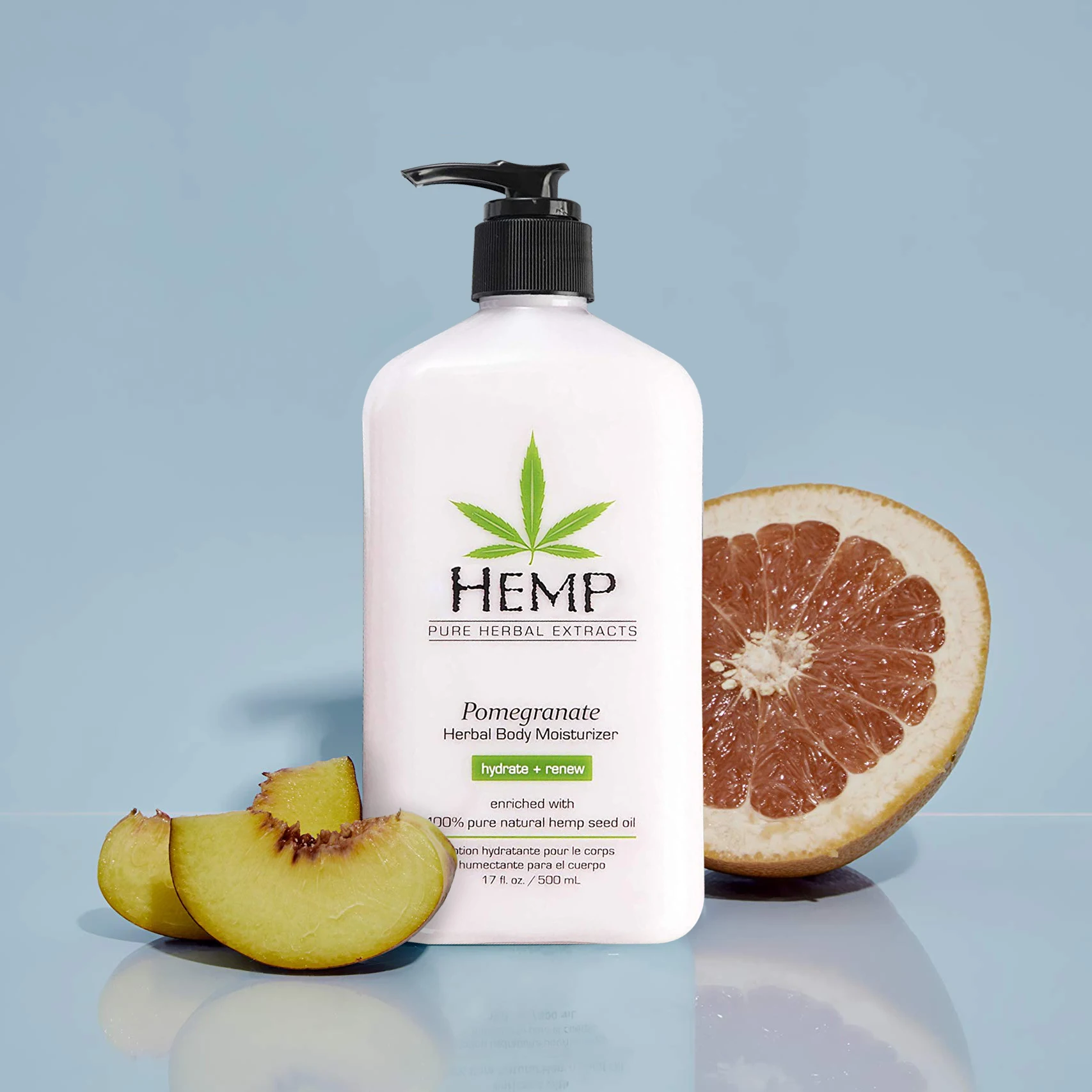 Anti-Aging Hemp Skin Care Products Hydrating Gluten-Free Lotions Hemp Pomegranate Herbal Body Moisturizer