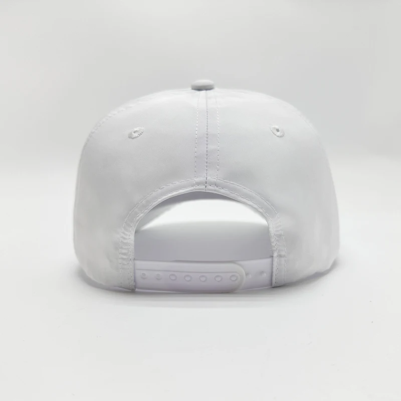 Custom Logo Waterproof Sport Golf Rope Hat Laser Hole Melin Perforated Hats 5 Panel Gorras Baseball Caps For Man