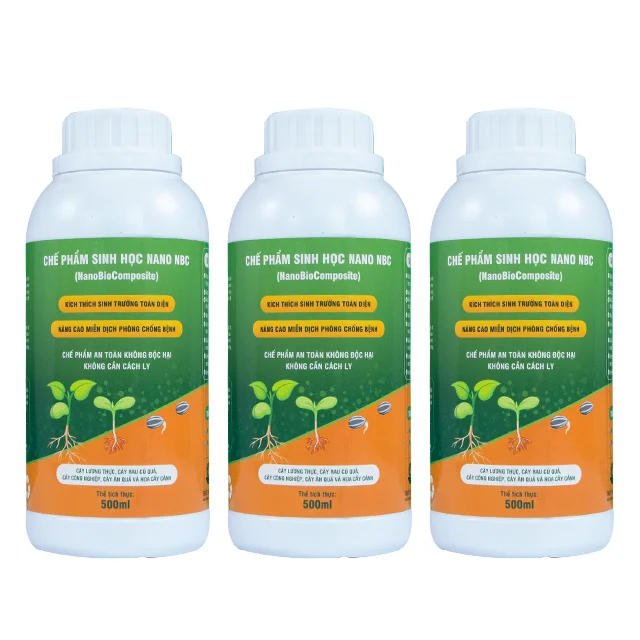 500ML Bottle Nano Composite Factory Price Agrochemical Agriculture Biological Fertilizer Bottle Made In Vietnam Manufacturer