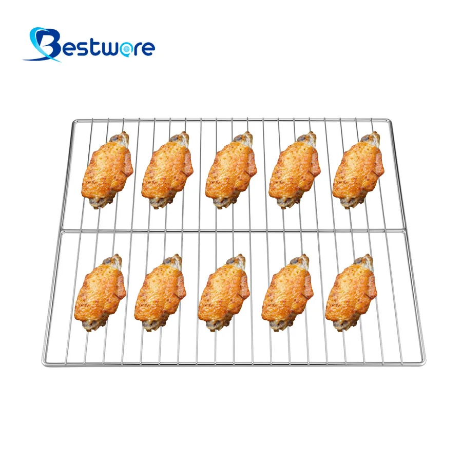 Smoke Free Pizza Tray Stand Stainless Steel Mesh Guangdong Wire Grill Barbecue Inox Bakery Baking Cake Cooling Rack